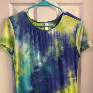 American Apparel tie dye dress